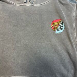 Mens/ Woman’s Santa Cruz Skateboards Hoodie - Gray Size Medium